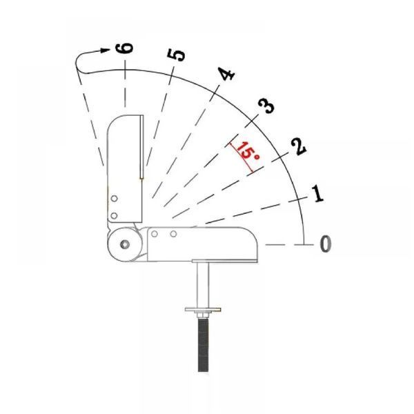 Механізм Sigma підголівники 90&deg; на 180&deg; на 6 положень (2 шт) (PS0078) PS0078 фото