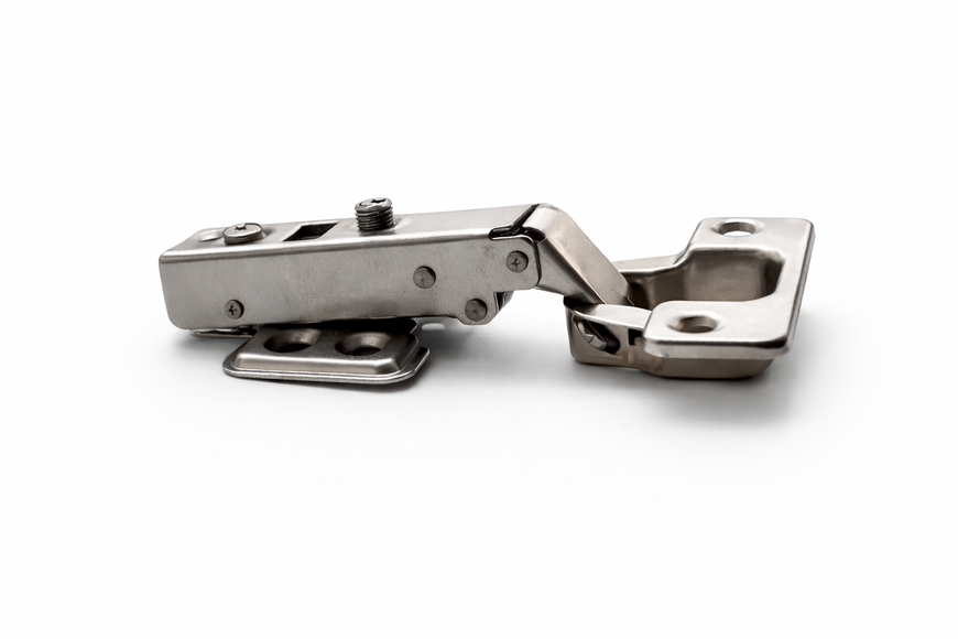 Петля Sigma накладна 110&deg; Slide-on D-35мм з доводчиком Нікель для ДСП (MP0056) MP0056 фото
