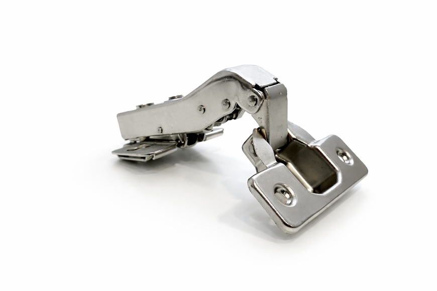 Петля меблева Muller кутова 45&deg; Clip-On D-35мм з доводчиком 3D Нікель (MP0046) MP0046 фото